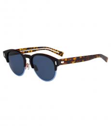 Christian Dior Blue Round Sunglasses