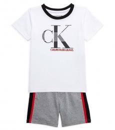 Calvin Klein 2 Piece T-Shirt/Shorts Set (Baby Boys)