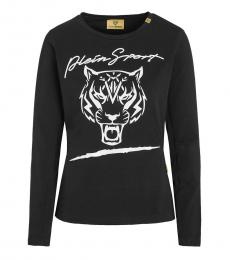 Philipp Plein Black Crewneck Long Sleeve T-Shirt