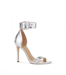 Michael Kors Silver Metallic Giselle Dress Heels