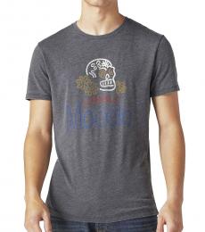 Dark Grey Skull Graphic T-shirt