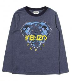 Kenzo Boys Zaffiro Long Sleeve T-Shirt