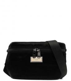 Dolce & Gabbana Black Samboil Large Crossbody Bag