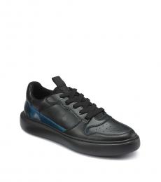 Karl Lagerfeld Black Lace Up Sneakers