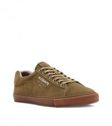 AllSaints Khaki Underground Lace Up Sneakers