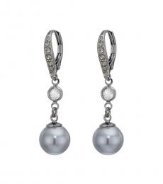 Ralph Lauren Metal Pearl Drop Earrings