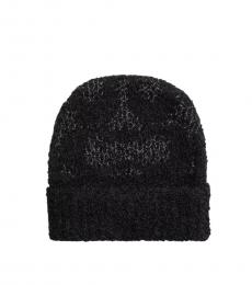 Coach Black Beanie Hats