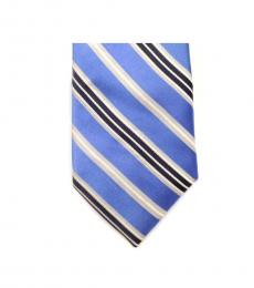 Multi Color Classic Striped Slim Silk Tie