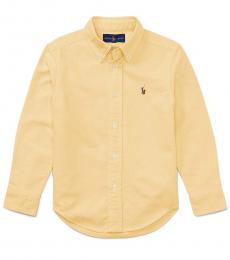 Little Boys Yellow Oxford Shirt