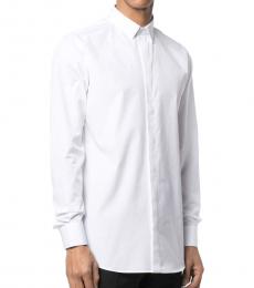 Saint Laurent White Relaxed Fit Cotton Shirt