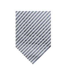 Blue Well Tailored Stripes Silk Tie