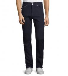 True Religion Dark Wash Rocco Flap Pocket Straight Jeanss