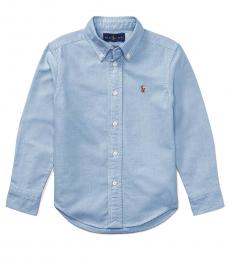 Little Boys Blue Oxford Shirt