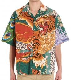 Dsquared2 Multicolor Zodiac Short Sleeve Shirt