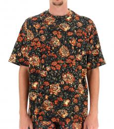 Red Floral Print T-Shirt
