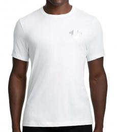 White Metallic Foil Puff T-Shirt