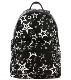 Dolce & Gabbana Black Millennials Star Print Large Backpack