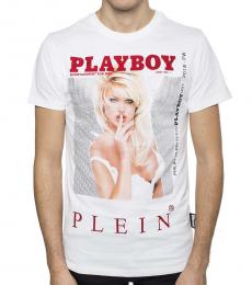 Philipp Plein White Silvstedt Printed T-Shirt