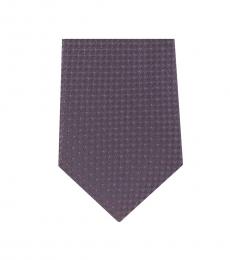 Grey Well Tailored Slim Silk Tie