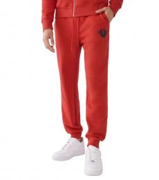 Red Core Drawstring Joggers