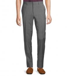 Grey Hesten Slim-Fit Wool Dress Pants