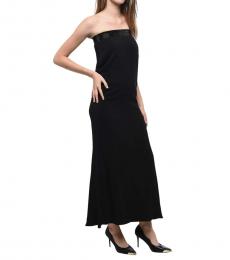 Philipp Plein Black Shift Strapless Dress