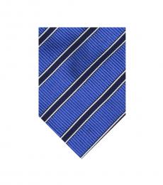 Blue Dapper Stripes Silk Tie