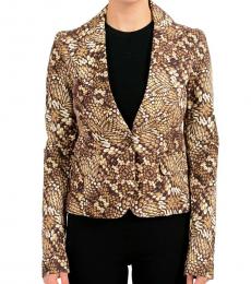 Just Cavalli Multi-Color One Button Women'S Blazer