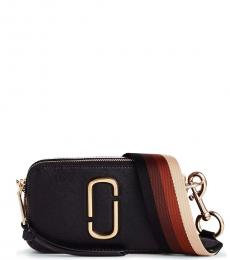 Marc Jacobs Black Brown Snapshot Small Crossbody