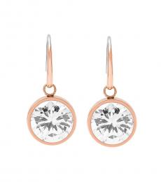 Rose Gold Brilliance Crystal Earrings