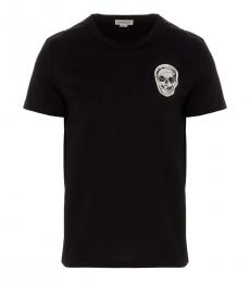 Alexander McQueen Black Skull Logo T-Shirt