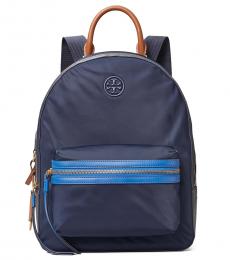 Tory Burch Royal Navy Perry Zip Large Backpack