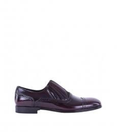 Sangria Red Elastic Milano Loafers