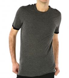 Neil Barrett Dark Grey Trimming Crewneck T-Shirt