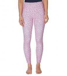 Betsey Johnson Bubble Gum-Polka Dot High-Rise Leggings