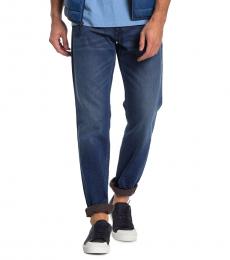 Diesel Dark Blue Larkee Straight Leg Jeans