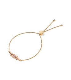 Golden Gleaming Gardenia Flower Bracelet