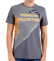 Gray Graphic Crewneck T-Shirt
