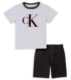 Calvin Klein 2 Piece T-Shirt/Shorts Set (Baby Boys)