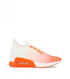 Orange White Ashly Sneakers