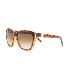Brown Tortoise Retro Sunglasses