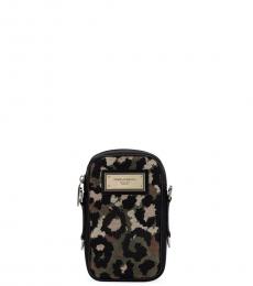 Dolce & Gabbana Camo Print Logo Mini Crossbody Bag