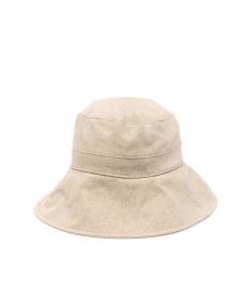 Jacquemus Natural Logo Bucket Hat