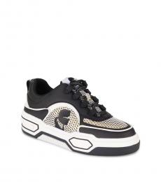 Karl Lagerfeld Black Logo Platform Sneakers