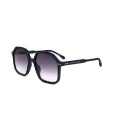 Isabel Marant Black Geometric Sunglasses