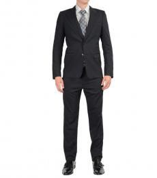Dolce & Gabbana Black Two Buttons Suit