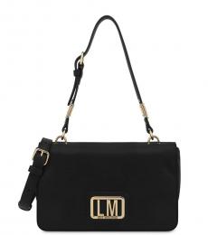 Love Moschino Black Logo Small Shoulder Bag