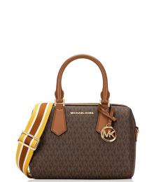 Michael Kors Brown/Luggage Hayes Small Satchel