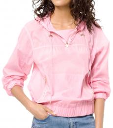 Michael Kors Carnation Paper Nylon Popover Jacket