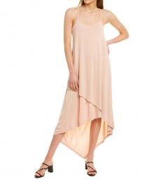 BCBGMaxazria Pink Asymmetrical Sleeveless Dress